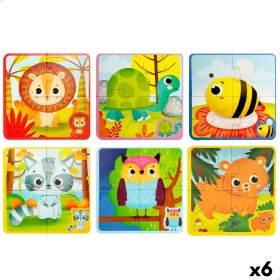 Puzzle Enfant Lisciani Tactile 24 Pièces 16 x 0,1 x 16 cm (6 Unités) de Lisciani, Puzzles classiques - Réf : S8903159, Prix :...