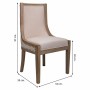 Sedia da Sala da Pranzo Alexandra House Living Crema 59 x 97 x 54 cm di Alexandra House Living, Sedie - Rif: D1631390, Prezzo...