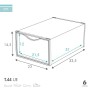 Stackable shoe box Max Home White 6 Units polypropylene ABS 23 x 14,5 x 33,5 cm | Tienda24 - Global Online Shop Tienda24.eu