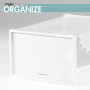 Stackable shoe box Max Home White 6 Units polypropylene ABS 23 x 14,5 x 33,5 cm | Tienda24 - Global Online Shop Tienda24.eu