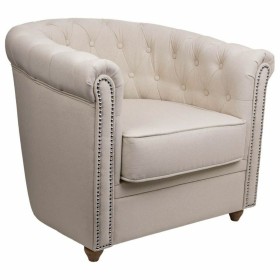 Armchair Alexandra House Living Beige 80 x 72 x 80 cm Upholstery by Alexandra House Living, Chairs - Ref: D1631395, Price: 32...