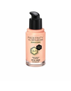 Base Cremosa per il Trucco Max Factor Face Finity All Day Flawless 3 in 1 Spf 20 Nº C30 Porcelain 30 ml da Max Factor, Fondot...