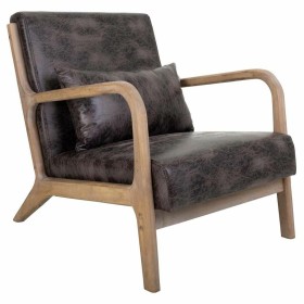 Armchair Natural Wood Rattan 60,5 x 73,5 x 72,5 cm | Tienda24 - Global Online Shop Tienda24.eu