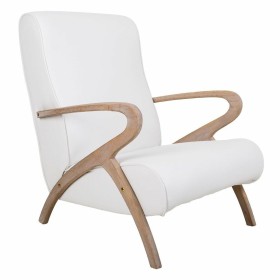 Fauteuil Alexandra House Living Blanc 55 x 85 x 57 cm Rembourrage Cuir Synthétique de Alexandra House Living, Chaises - Réf :...