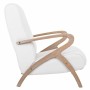 Fauteuil Alexandra House Living Blanc 55 x 85 x 57 cm Rembourrage Cuir Synthétique de Alexandra House Living, Chaises - Réf :...