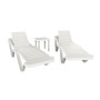 Conjunto de Mesa con Tumbonas Resol Master + Andorra Blanco 3 Piezas | Tienda24 Tienda24.eu