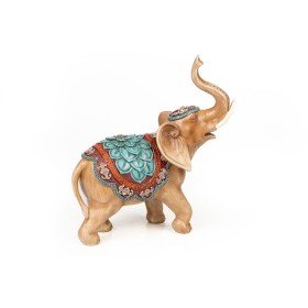 Figura Decorativa Alexandra House Living Multicolor Plástico Cão 14 x 26 x 24 cm | Tienda24 Tienda24.eu