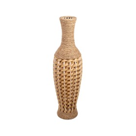 Floor vase Alexandra House Living Golden Metal 16 x 79 x 16 cm | Tienda24 Tienda24.eu