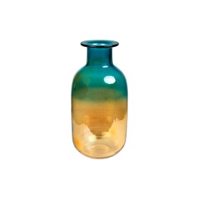 Vase Alexandra House Living Blau Weiß aus Keramik 15 x 16 x 23 cm Mit Griff | Tienda24 Tienda24.eu