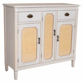 Credenza Alexandra House Living Bianco Rattan Legno di abete 36 x 88 x 95 cm di Alexandra House Living, Credenze e buffet - R...