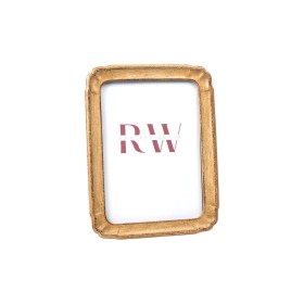 Photo frame Romimex Golden Wood Bone 23 x 28 x 2 cm | Tienda24 Tienda24.eu