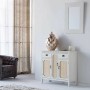 Sideboard Alexandra House Living White Rattan Fir wood 36 x 88 x 95 cm by Alexandra House Living, Sideboards - Ref: D1631412,...