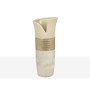 Vase Romimex Champagne Nacre noire Céramique 15 x 35 x 14 cm | Tienda24 Tienda24.eu