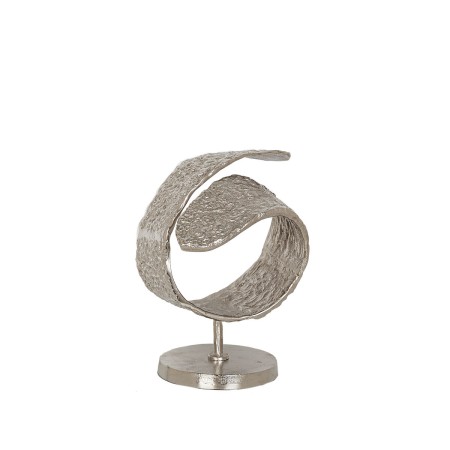 Figura Decorativa Romimex Plateado Aluminio 24 x 32 x 24 cm | Tienda24 Tienda24.eu