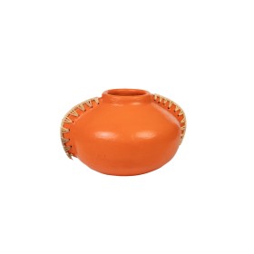 Blumenvase Romimex Senf aus Keramik 16 x 25 x 16 cm | Tienda24 Tienda24.eu