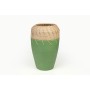 Vaso Romimex Verde Natural Cerâmica Rotim 20 x 30 x 20 cm | Tienda24 Tienda24.eu