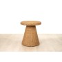 Table d'appoint Romimex Naturel Rotin 50 x 55 x 50 cm | Tienda24 Tienda24.eu