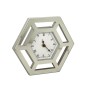 Wanduhr Romimex Silberfarben Glas 23 x 20 x 5 cm | Tienda24 Tienda24.eu