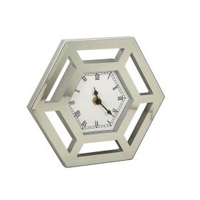 Wall Clock DKD Home Decor Flower Golden Metal (57 x 4 x 57 cm) | Tienda24 Tienda24.eu