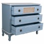 Commode Alexandra House Living Bleu Rotin Bois d'épicéa Bois MDF 38 x 80 x 90 cm | Tienda24 - Global Online Shop Tienda24.eu