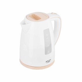 Water Kettle and Electric Teakettle Adler AD 1264 White Hazelnut Stainless steel Plastic 2200 W 1,7 L by Adler, Electric Kett...