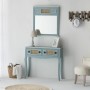 Wall mirror Alexandra House Living Blue Glass Rattan Fir wood 3 x 76 x 70 cm by Alexandra House Living, Wall-Mounted Mirrors ...