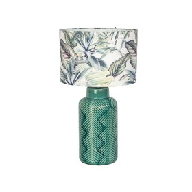 Lampe de bureau DKD Home Decor Velours Aluminium Vert (26 x 26 x 37 cm) | Tienda24 Tienda24.eu