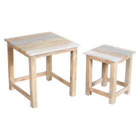 Console DKD Home Decor Naturel Bois Recyclé 160 x 45 x 76 cm | Tienda24 Tienda24.eu