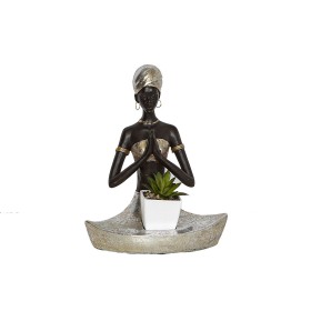 Figura Decorativa Prateado Metal 22 x 22 x 4 cm (6 Unidades) | Tienda24 Tienda24.eu