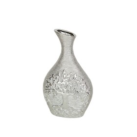 Vase Alexandra House Living White Ceramic 20 x 20 cm | Tienda24 Tienda24.eu