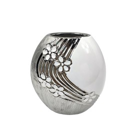 Vase Alexandra House Living Metall 21 x 18 cm | Tienda24 Tienda24.eu