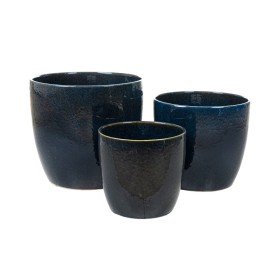 Set of Planters Romimex Multicolour Metal (2 Pieces) | Tienda24 Tienda24.eu