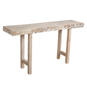 Mesa de apoio Romimex Branco Madeira MDF 40 x 55 x 30 cm | Tienda24 Tienda24.eu