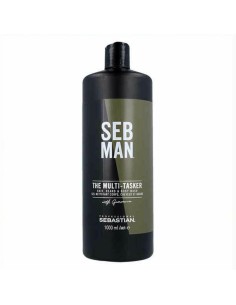 3-in-1 Gel, Shampoo and Conditioner Seb Man The Multitasker Hair Beard 1 L by Seb Man, 3-in-1 shampoo, conditioner and gel - ...