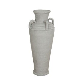 Vase Creme aus Keramik Sand 21 x 21 x 38 cm | Tienda24 Tienda24.eu