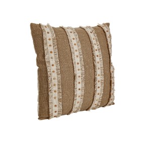 Coussin DKD Home Decor Doré 45 x 10 x 45 cm Fleurs | Tienda24 Tienda24.eu