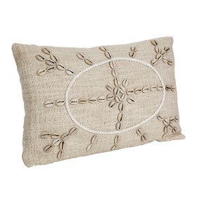 Coussin Home ESPRIT Blanc Noir Imprimé 45 x 15 x 45 cm | Tienda24 Tienda24.eu