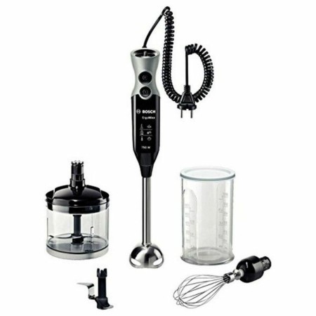 Hand-held Blender BOSCH MSM67170 Black Silver 750 W | Tienda24 - Global Online Shop Tienda24.eu