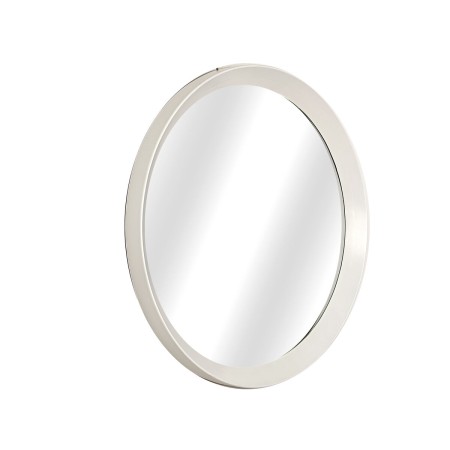 Wall mirror Romimex White polystyrene 80 x 80 x 3 cm Circular | Tienda24 Tienda24.eu