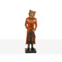 Deko-Figur Romimex Rot Harz Tiger Anzug 9 x 31 x 8 cm | Tienda24 Tienda24.eu