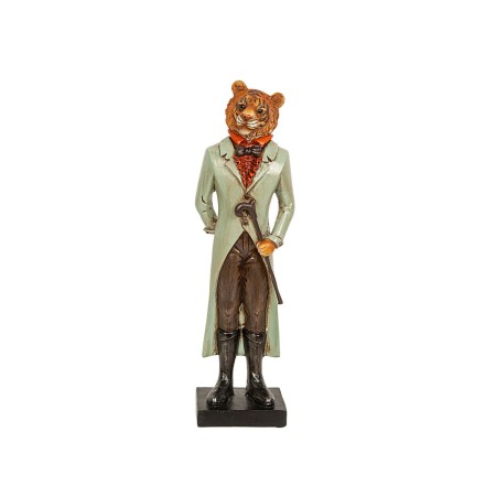 Figura Decorativa Romimex Verde Resina Tigre Traje 9 x 31 x 8 cm | Tienda24 Tienda24.eu