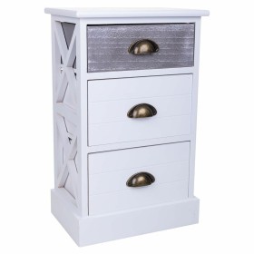 Nightstand Alexandra House Living White 25 x 57 x 35 cm by Alexandra House Living, Bedside Tables - Ref: D1631455, Price: 57,...