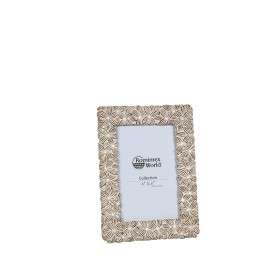 Fotorahmen Romimex Beige Harz 2 x 18 x 13 cm | Tienda24 Tienda24.eu