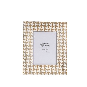 Cadre photo Romimex Blanc Bois de manguier Bois MDF 2 x 25 x 20 cm | Tienda24 Tienda24.eu