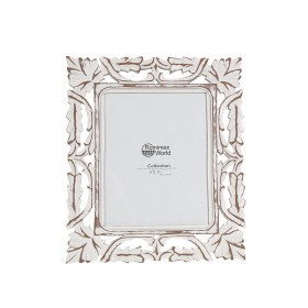 Photo frame Crystal Wood Brown Bronze Plastic (16,5 x 2 x 21 cm) (6 Units) | Tienda24 Tienda24.eu