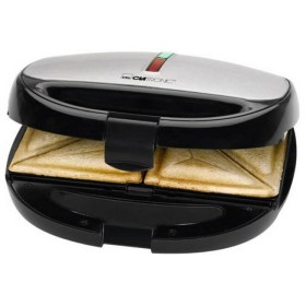 Piastra Grill Elettrica Clatronic ST/WA 3670 Nero 800 W di Clatronic, Piastre tostapane - Rif: S9101738, Prezzo: 35,43 €, Sco...