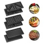 Sandwichmaker Clatronic ST/WA 3670 Schwarz 800 W | Tienda24 - Global Online Shop Tienda24.eu