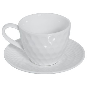 Ensemble de tasses à café DKD Home Decor Métal Multicouleur 260 ml Dolomite (4 Pièces) | Tienda24 Tienda24.eu