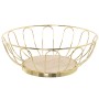 Fruteira Alexandra House Living Dourado Metal 28 x 10 cm | Tienda24 Tienda24.eu