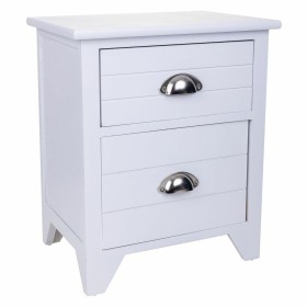 Comodino Alexandra House Living Bianco 28 x 45 x 38 cm di Alexandra House Living, Comodini - Rif: D1631463, Prezzo: 51,41 €, ...